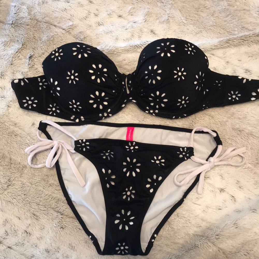 Victoria Secret Eyelet Bikini Set